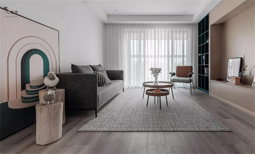 Which Door and Furniture Colors Complement Grey Floor Tiles