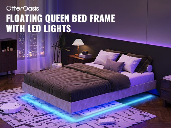 Elevate Your Bedroom with the Timeless Elegance of Modern Floating Bed Frames