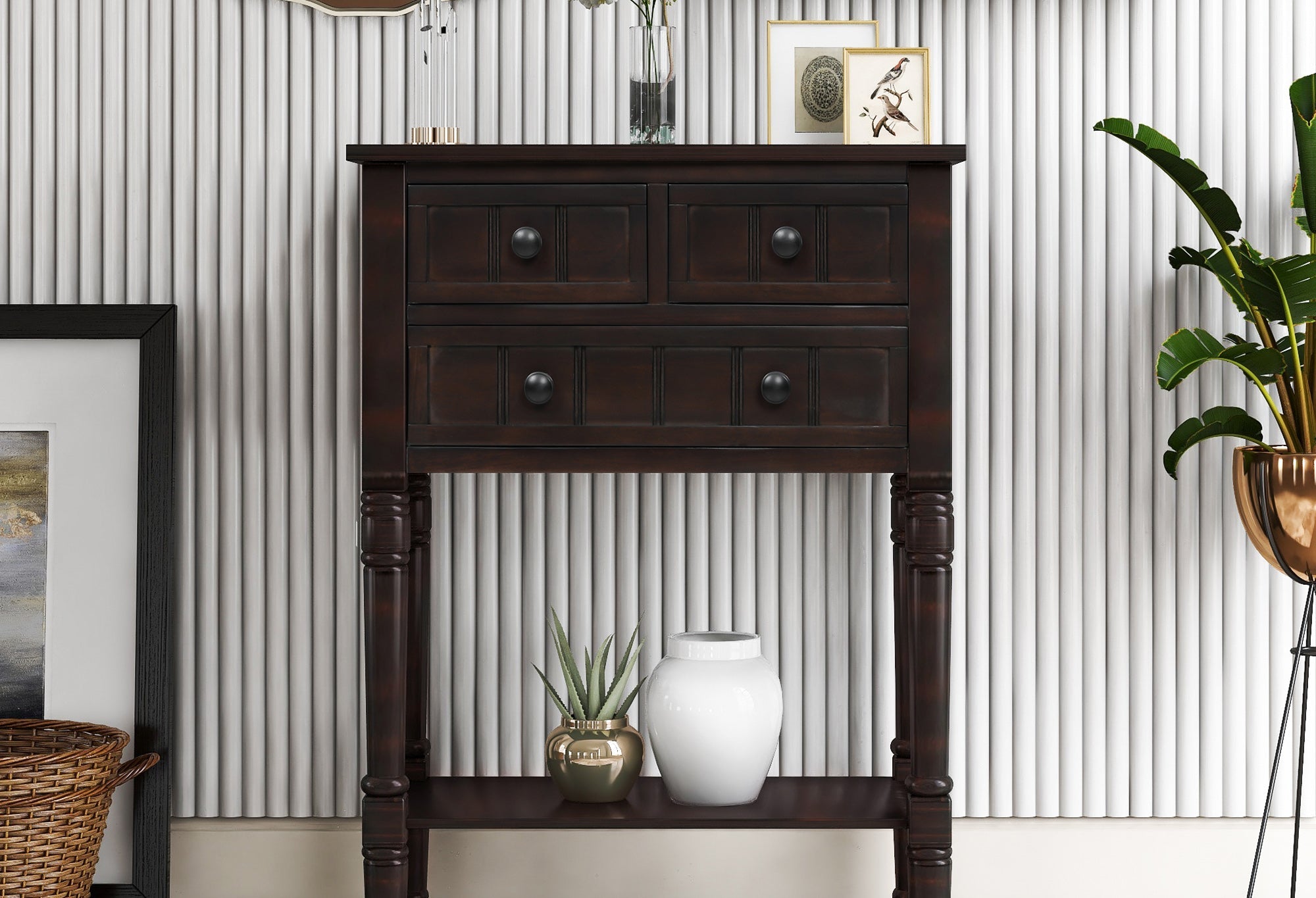 Transform Your Entryway with a Modern and Compact Console Desk