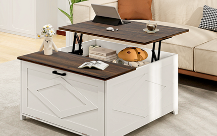 Create a Tidy Living Room: The Practical Benefits of Hidden Storage Coffee Tables