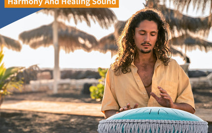 Unlock the Ethereal Melodies of the Durable Carbon Steel Tongue Drum