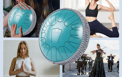 Unlock Inner Peace with the Durable Carbon Steel Tongue Drum: A Mesmerizing Meditation Companion