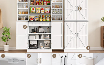 The Ultimate Pantry Cabinet for Modern Kitchens with a Touch of Rustic Appeal
