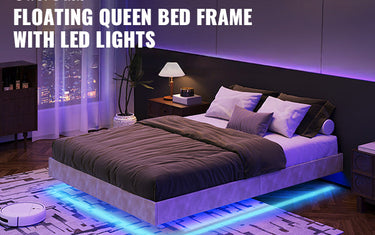 Elevate Your Bedroom with the Timeless Elegance of Modern Floating Bed Frames