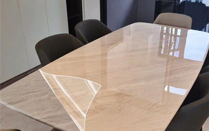 Does a marble eating desk want a protective wrap