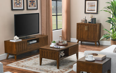 Elevate Your Living Room with a Mid-Century Modern Coffee Table with Hidden Storage