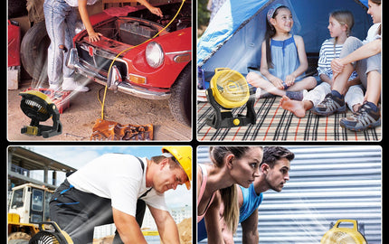 The Ultimate Portable Cooling Solution: Introducing the QJMALL Cordless Fan