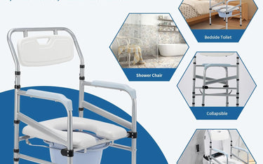 4-in-1 Bedside Commode Chair: A Versatile Solution for Ultimate Comfort