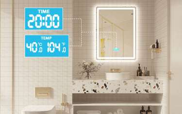 Experience Modern Luxury with a Smart Vanity Mirror with Quick Defogging
