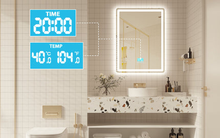 Experience Modern Luxury with a Smart Vanity Mirror with Quick Defogging
