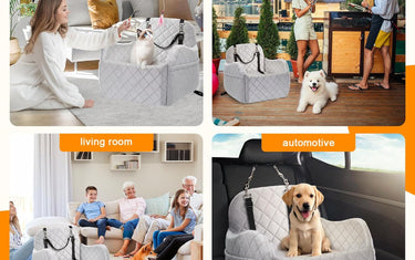 Elevate Your Dog's Comfort: Discover the Egg-Shaped Memory Foam Booster Seat