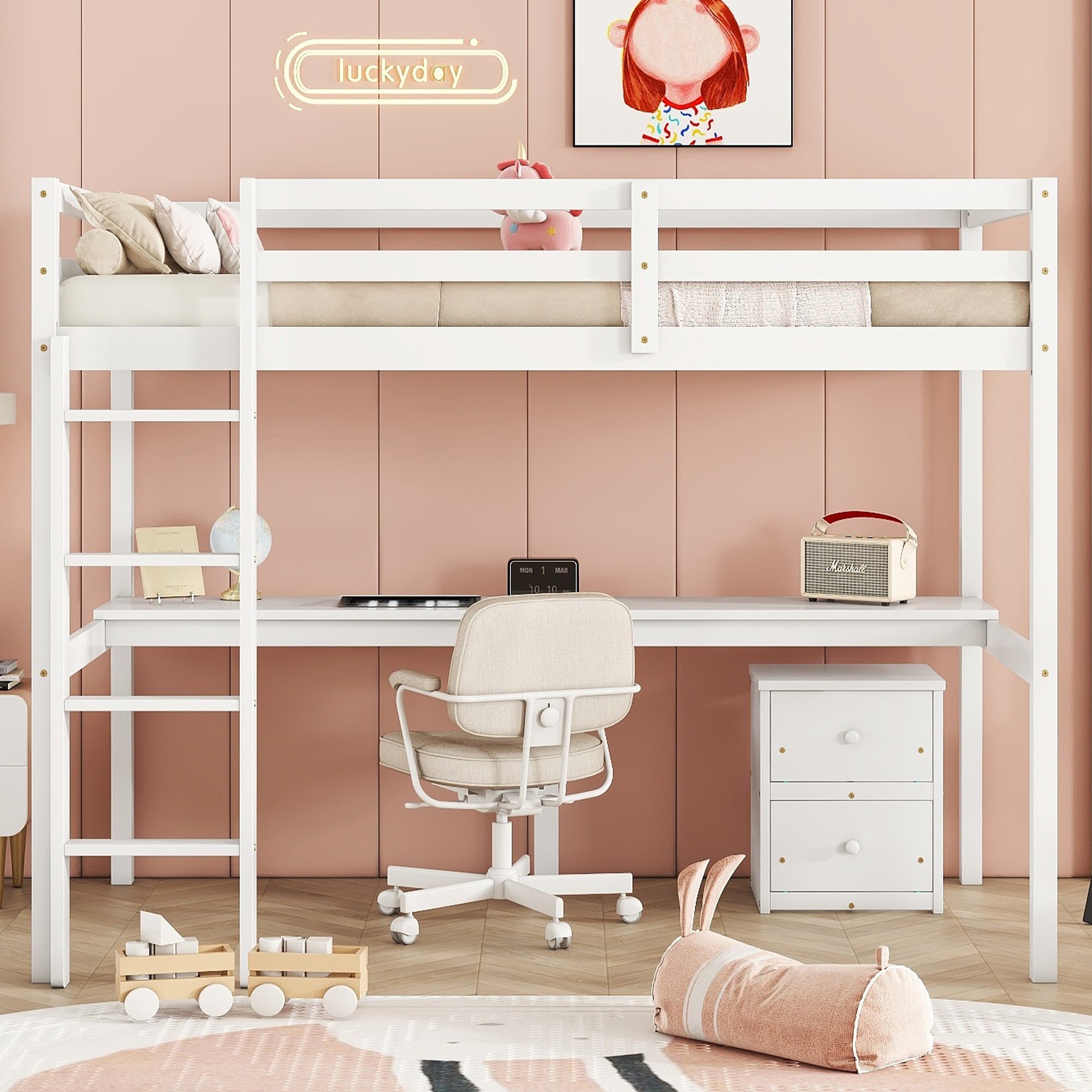 The Perfect Loft Bed for Kids & Teens – Sleep, Study, and Store in One