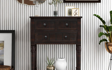 Elevate Your Home Decor with Our Exquisite Solid Wood Console Table