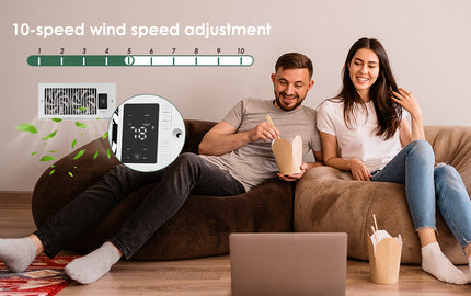 Breathe Better with a Powerful Vent Fan Featuring Adjustable Airflow and Ion Purification
