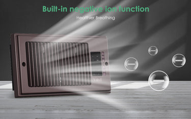 Maximize Airflow with VallisCo 10-Speed Booster Fan with Negative Ion Technology
