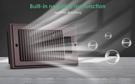 Maximize Airflow with VallisCo 10-Speed Booster Fan with Negative Ion Technology