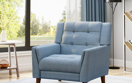 The Perfect Blend of Comfort and Elegance: Tufted Armchair