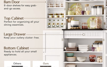 Maximize Storage Space with This Stylish and Versatile Pantry Cabinet