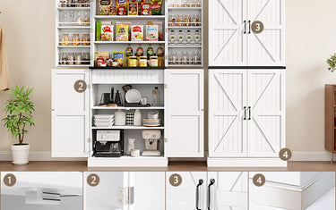 The Ultimate Pantry Cabinet for Modern Kitchens with a Touch of Rustic Appeal