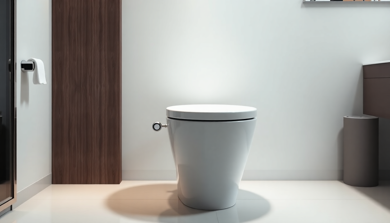 Effortless Control with a Single Knob – Smart Toilet Features