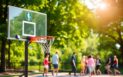 Game-Ready Anywhere: Durable and Mobile Basketball Hoop for All Ages