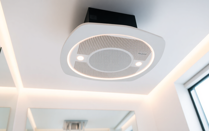 Stay Warm and Fresh: The Ultimate 4-in-1 Bathroom Exhaust Fan with Light & Heater