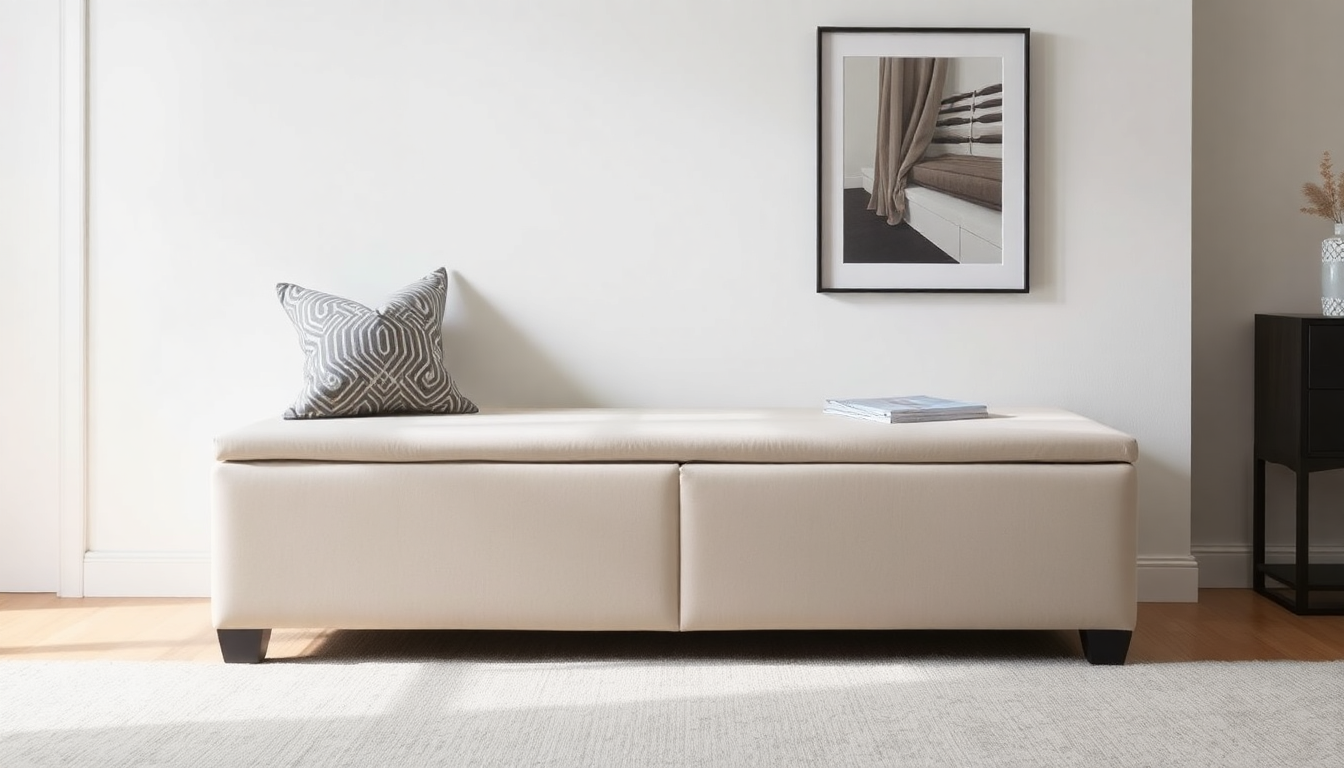 Sleek Design, Spacious Storage: The Ultimate Storage Ottoman Bench for Your Living Room