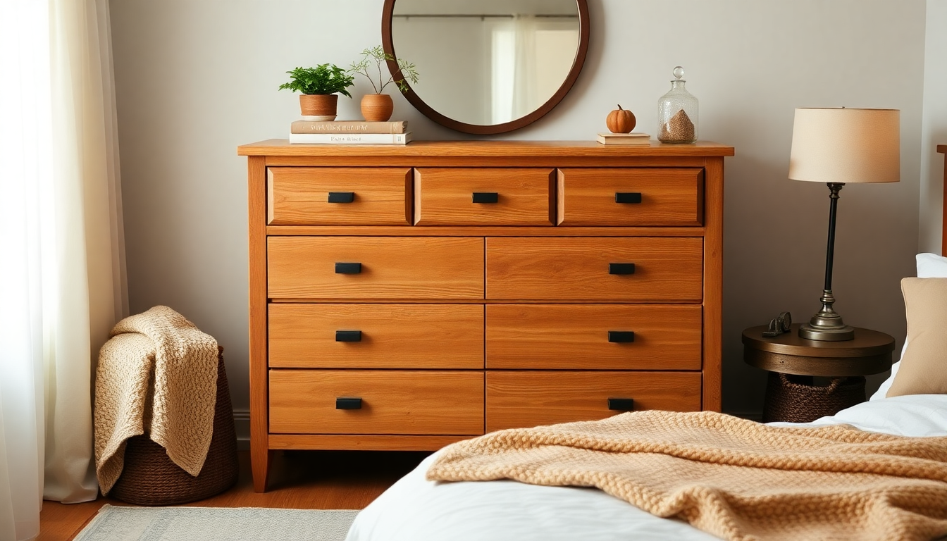 Warmth and Comfort: How This 5-Drawer Farmhouse Dresser Completes Your Space