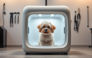 Unleash the Power of Dry Fur: Introducing the QJMALL Pet Dryer Box