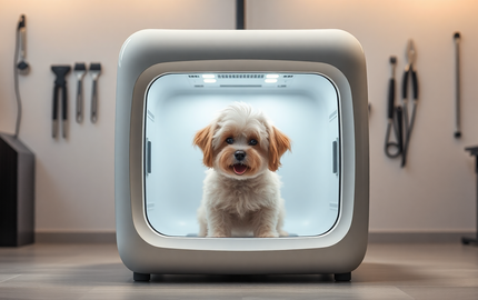 Unleash the Power of Dry Fur: Introducing the QJMALL Pet Dryer Box