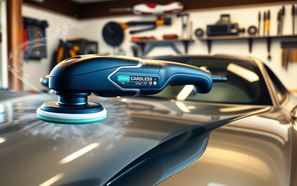 Achieve a Flawless Shine Anywhere with a Cordless Car Polisher