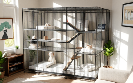 Keeping Your Pets Safe: Indoor Metal Cat Cages That Do It All