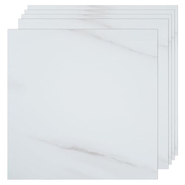 30-Pack Peel and Stick Vinyl Floor Tiles, 12"x12" Self-Adhesive Waterproof Peel and Stick Flooring Planks DIY for Bathroom, Kitchen, Living Room, Cover 30 Sq. Ft (Light Blue)