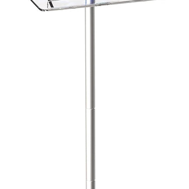 Acrylic Podium Stand,43"H Angle Adjustable Lecterns & Podiums,Portable Rolling Podium with Metal Base,Pulpits Podium for Churches,Classroom,Wedding,Speech