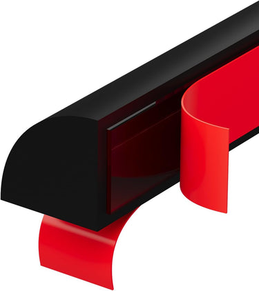 Flexible Quarter Round Molding,Black 78 Inch Self Adhesive Peel and Stick Silicone Quarter Round Trim Molding for Wall Edge Corner, Cabinet Edge, Countertops
