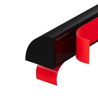 Flexible Quarter Round Molding,Black 78 Inch Self Adhesive Peel and Stick Silicone Quarter Round Trim Molding for Wall Edge Corner, Cabinet Edge, Countertops