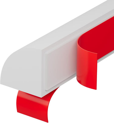 Flexible Quarter Round Molding,White 118 Inch Self Adhesive Peel and Stick Silicone Quarter Round Trim Molding for Wall Edge Corner, Cabinet Edge, Countertops