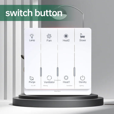 Bathroom Exhaust Fan with Light and Heater, 4 in 1 Bathroom Fan with Heater, 1700W Heating Power, 140 CFM Remote Control, Quiet & Powerful for Ventilation, Lighting, Heating, and Drying