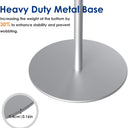 Acrylic Podium Stand,43"H Angle Adjustable Lecterns & Podiums,Portable Rolling Podium with Metal Base,Pulpits Podium for Churches,Classroom,Wedding,Speech