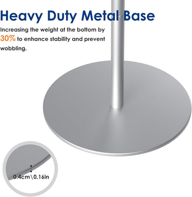 Acrylic Podium Stand,43"H Angle Adjustable Lecterns & Podiums,Portable Rolling Podium with Metal Base,Pulpits Podium for Churches,Classroom,Wedding,Speech