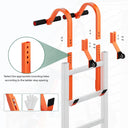 Ladder Roof Hook Ridge, Extension Ladder Stabilizer with Wheel, Rubber Grip T-Bar for Damage Prevention, Double Screw Fixing Ladder Hooks for Roof,Special Dad's Gift
