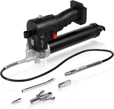 Electric Grease Gun 21V, Cordless Grease Gun, Grease Gun Battery Powered with 47'' Pressure Hose for Large Vehicles （Battery Not Included (Makita, 12000)