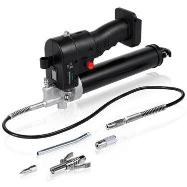 Electric Grease Gun 21V, Cordless Grease Gun, Grease Gun Battery Powered with 47'' Pressure Hose for Large Vehicles （Battery Not Included (Makita, 12000)