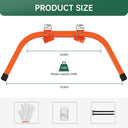 Ladder Stabilizer with Standoff Arms, Roof Hook Ladder with Wing Span/Wall Extension Accessory, Heavy Duty Steel Ladder Standoff for Roof Gutter(Fits 13''),Special Dad's Gift