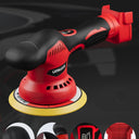 Cordless Car Polisher for Car Detailing Compatible for milwaukee 18V Battery, Power Polishers and Buffers Up To 5500Rpm, Orbital Buffer Cordless for Car with 6 Variable Speed -NO Battery