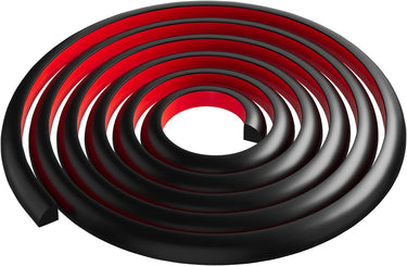 Flexible Quarter Round Molding,Black 78 Inch Self Adhesive Peel and Stick Silicone Quarter Round Trim Molding for Wall Edge Corner, Cabinet Edge, Countertops