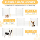 LotFun Whelping Box for Large Breed Dogs, PVC Puppy Playpen, Waterproof & Rustproof Whelping Pen, Puppy Whelping Supplies, 48x48x18 in