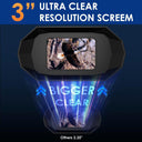 Night Vision Goggles—10× Zoom Binoculars for Adults,4K Infrared Full-Color Binoculars with 4000mAH for Hunting,3.0" Screen Night Vision Binoculars with 64GB TF Card for Photo and Vedio