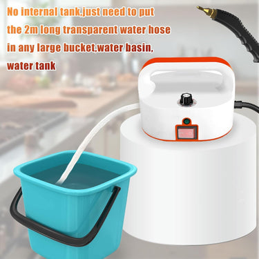 Handheld Steam Cleaner for home, 2500W High Pressure Steamer for Cleaning, Portable Steam Shot Cleaner for Home Use Kitchen Car Detailing Upholstery Tile