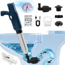 Multi-Function Electric Toilet Plunger – High-Pressure Adjustable Airflow for Heavy-Duty Clogs, Multiple Nozzles for Effortless Bathroom and Kitchen Drain Cleaning (Size-2)